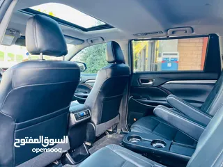  14 تويوتا هايلاندر هايبرد 2017   محرك 3500 cc  صنف ليمتد  6 مقاعد  اعلى صنف