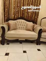  2 #_طقم_كنب_زان_مصري_دمياط9مقاعد_تفصيل كوالتي عالي بحاله الجديد وخشب زان بالكامل ودهان جوزي وقماش جكيا