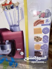  1 ماكينه كامله خلاط مع ماكينه لحمه مع كمل معداته وقطعو مش مستعمل جديد للبيع بحال الرحيل لسفر 100دينار