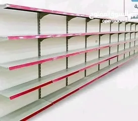  1 رفوف حائط + وسطي بحال لوكاله للبيع للجادين فقط الاتصال