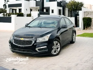  1 AED 410 PM  CRUZE LT 1.8 V4 FWD  FULL OPTIONS  WELL MAINTAINED  GCC SPECS