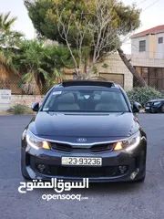  5 كيا اوبتما 2018 هايبرد اعلى اضافات جميع الضافات بلوراما جلد بحالة الشركة