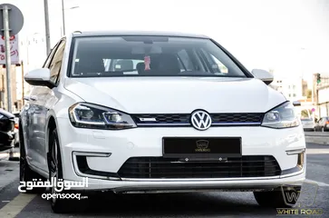  2 Volkswagen E-golf 2019  السيارات بحالة ممتازة جدا و ممشى ما يقارب ال 25,000  كم