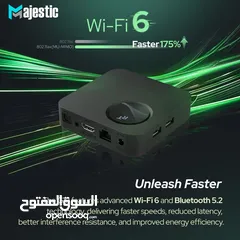  7 اندرويد ماجستيك GX1 الاول بالمملكه يدعم نظام الذكاء الاصطناعي نسخه اندرويد اصليه 4G RAM GOOGLE TV