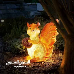  10 تمثال السنجاب بالحجم الكبير موجود في وضعيتين مميزتين مقاوم للمطر والشمس يدوم طويلا بلا بهتان