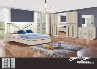  9 ali bedroom set with mattress