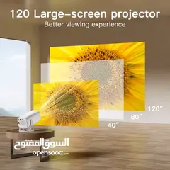  8 بروجيكتور عالي الدقة اندرويد ويندوز ابل وايفاي Projector Universal S40 Max 4K Auto Keystone