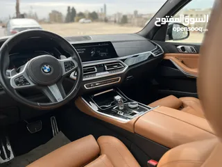  18 بي ام دبليو X5 لون اسود موديل 2022 Mكيت فل كامل فحص كامل وارد وكاله عمان