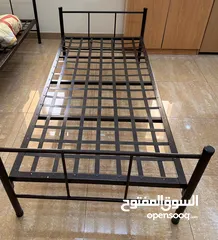  1 Steel bed...