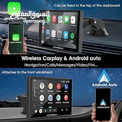  1 aphqua 2023 أحدث سيارة Apple Carplay & Android اللاسلكية، جهاز استقبال راديو السيارة للوسائط الرقمية