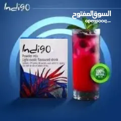  9 مشروب طاقة Indigo جديد  طبيعي 100 %  مشروب طاقة أنديغو الأصلي بوكس كامل 30 كيس بسعر منافس