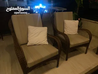  3 طقم راتان و مرجيحه للبيع