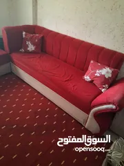  2 طقم كنب تسع مقاعد ممتاز جدا جدا