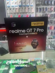  7 Realme GT 7 pro  ريلمي جي تي 7 برو  بذاكره 512/ 12 رام  جديد مع البكج الساعه