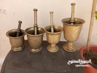  1 هاونات نحاس