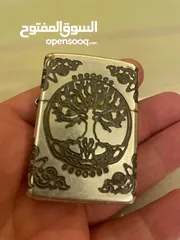  7 Zippo Lighter - Armor Tree of Life Antique Silver