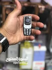  1 موبايل خلوي بالعالم 7 سم يدوم 13 يوم بدون شحن بث قوي خاصية تغيير صوت رجل امرأه طفل سامسونج و نو