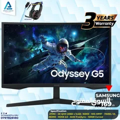  1 شاشة سامسونج Monitor Samsung G5 27 Inch بافضل الاسعار