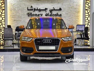  3 Audi Q3 2.0T Quattro ( 2013 Model ) in Orange Color GCC Specs