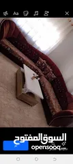  1 طقم كنب ثقيل تفصيل بحالة ممتازة مافي اي كسور 9 مقاعد لون بني