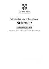  1 Cambridge Lower-Science Grade 9 Book and Workbook. 40 OMR