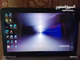  3 لابتوب سامسونج ويندوز 7 مستعمل بدو بطارية مع شاحنة الاصلي