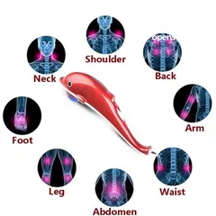  5 جهاز مساج الدولفين ثلاثة رؤوس الأصلي جهاز المساج تدليك