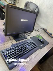  3 كمبيوتر حجم صغير LENOVO مع شاشة لينوفو 