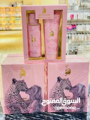  6 جورجينا Miss Lavern بكج ثنائي فخم للعناية بالجسم والعطر Splash معطر 250 مل + Body Lotion مرطب لمسة أ