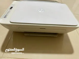  1 طابعة حرارية hp ملون وابيض واسود مع الـscan