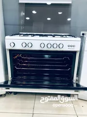  6 ثلاجة وغاز وغسالة وكولر  بكج ابيض اربع قطع