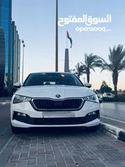  1 سكودا سكالا بنزين برايفيت اوتومات موديل 2023 جديده اصل شركه عداد صغير يد 1