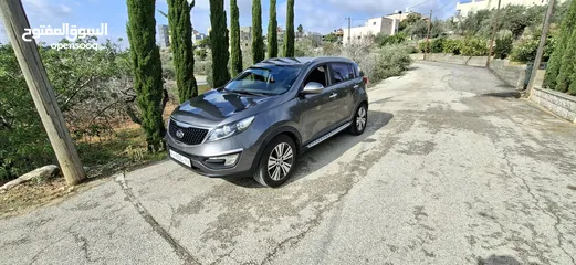  1 جيب كاياسبورتاج موديل 2014-اتومتيك'دفع 4×4 ماتور 2000ديزل فل فل اضافات ماعد الفتحة - نظيف من الاخر