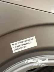  7 Samsung  grey washing machine