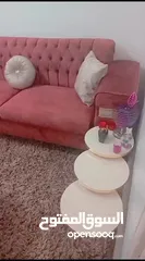  4 طقم كنب مستعمل شهرين