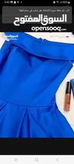  2 فستان نيلي تقيل للمناسبات من تانجو للبيع off shoulders . navy blue of shoulders dress from tango
