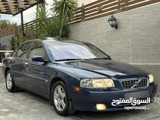  9 Volvo S80 2004(مخزنة)وارد الوكالة وصيانة الوكالة   قاطعة مسافة 60 الف كم فل كامل اعلى صنف