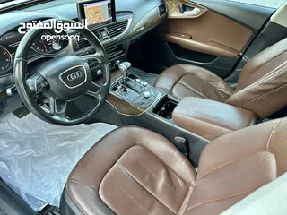  9 Audi A7 35 FSI V6 QUATTRO Model 2015 full option regular agency service
