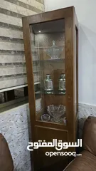  7 طقم كنب جلد + فضيه عدد 2 + دورسوار