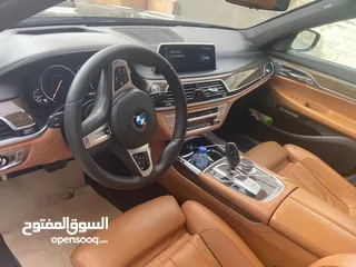  20 BMW 740i M package fully loaded (Black edition) وارد الوكالة بنزين مميزه