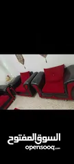  4 طقم كنابايات+طرابيزات+برداية + طاولة كومبيوتر زجاج