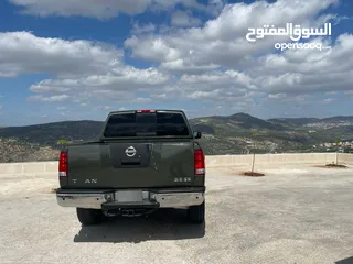  7 للبيع او البدل بكم نيسان تيتان  بنزين فورويل شغال فتحة قناص مرخص Nissan titan  قابل للتقسيط