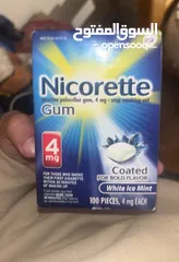  1 Nicotine gum 4mg (100piece??)  لتبطيل السجاير