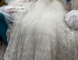  2 فستان عروس ابيض