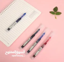  3 أقلام حبر سائلة ملونة