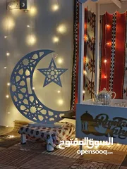  2 هلال رمضاني للديكور  