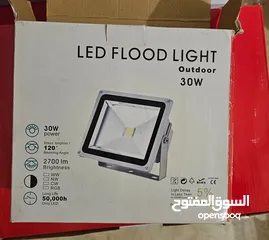 3 كشاف LED أبيض  50 واط 30 واط