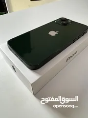  5 Green iPhone 13 mini + cases