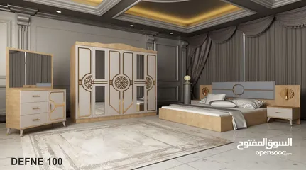  11 غرف نوم تركي 7 قطع شامل التركيب والدوشق مجاني