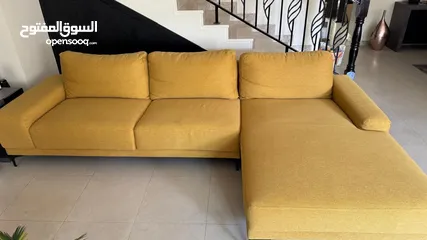  1 L Shape sofas with 2 Arm Chairs for urgent sale